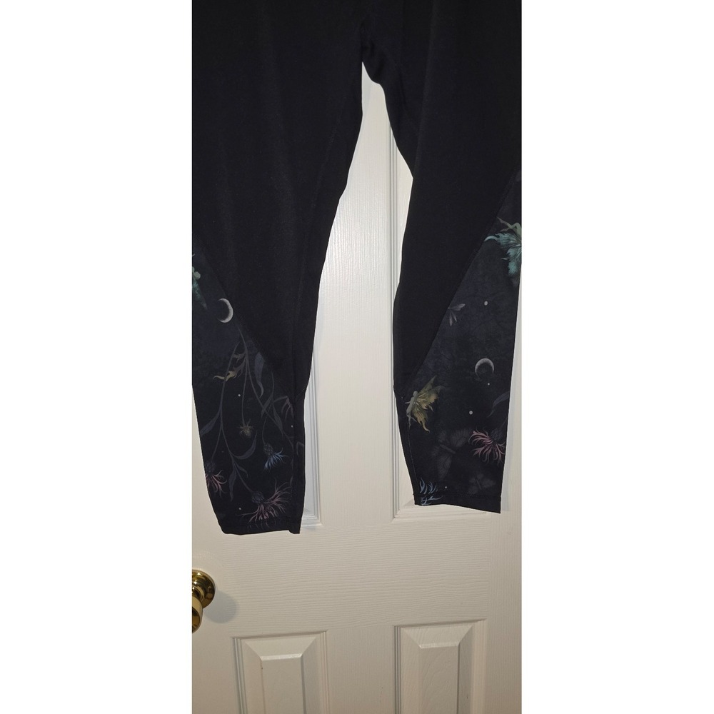 Disturbia Rosanella Floral Fairy Print Leggings XXL 20 Whimsigoth Festival Wear - Picture 6 of 8